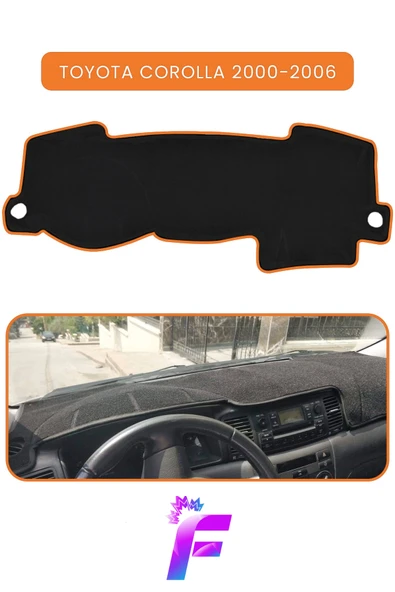MİRCEM TOYOTA COROLLA (2000-2006) Torpido Örtüsü | Güneşten, Isıdan, Çatlamadan Korur | Oto Aksesuar | B28 Kahverengi ürün görseli 1