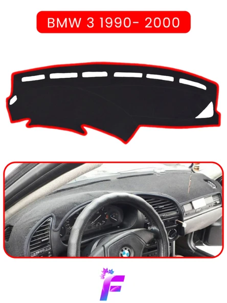 MİRCEM BMW E36 (1990-2000) Uyumlu Ön Göğüs Örtüsü | Yansıma Önleyici | Kolay Montaj | Oto Aksesuar | TA3 Kırmızı ürün görseli 1