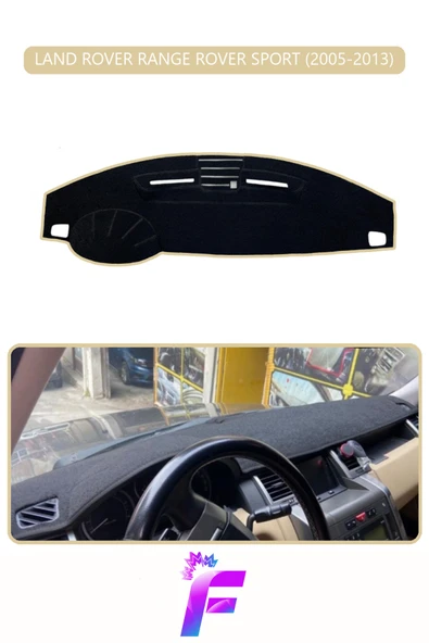 MİRCEM LAND ROVER RANGE ROVER SPORT (2005-2013) Uyumlu Torpido Örtüsü | Kolay Montaj | G79 Bej ürün görseli 1