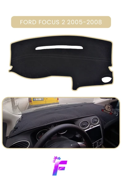 MİRCEM FORD FOCUS 2 (2005-2008) Torpido Koruyucu | Güneş ve Yansımaya Karşı Kalkan | Tam Koruma | TB79 Bej ürün görseli 1