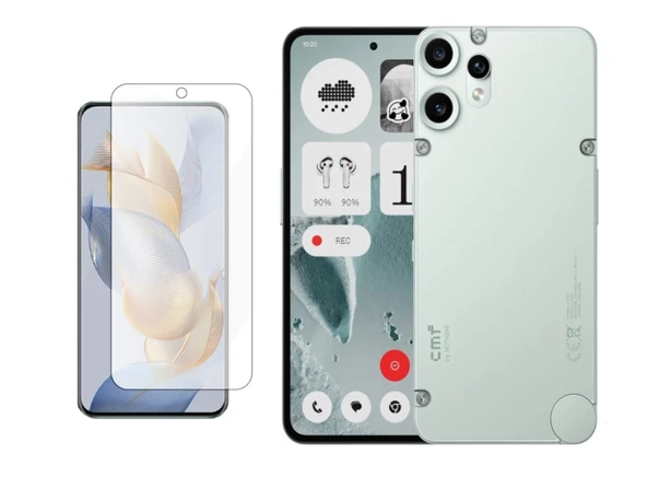 CMF Phone 2 Pro ile Uyumlu Mat 9H Nano Ekran Koruyucu Parmak İzi Bırakmaz ürün görseli 1