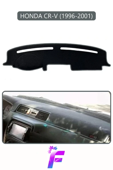 MİRCEM HONDA CR-V (1996-2001) Araca Özel Torpido Örtüsü | Kolay Montaj | Güneşten Korur | Tam Uyum | F80 Gri ürün görseli 1