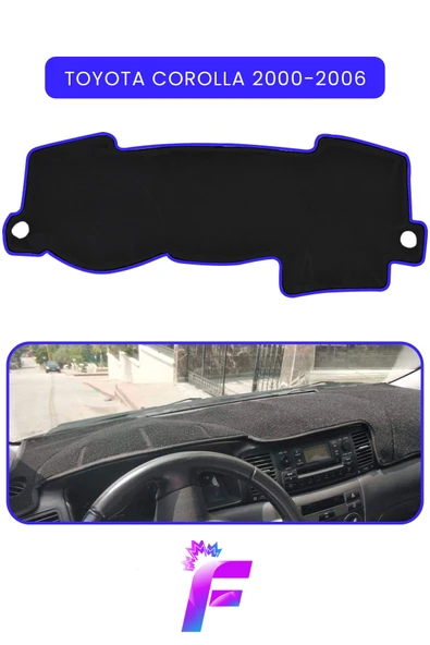 MİRCEM TOYOTA COROLLA (2000-2006) Torpido Örtüsü | Güneşten, Isıdan, Çatlamadan Korur | Oto Aksesuar | B29 Mavi ürün görseli 1