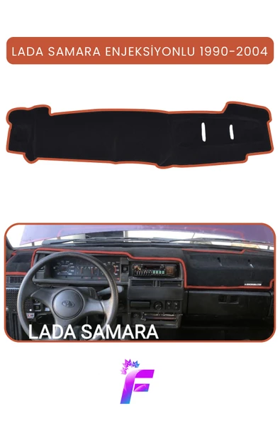MİRCEM LADA SAMARA ENJEKSİYONLU (1990-2004) Torpido Kılıfı | Yansıma ve Isı Engeller| Kolay Montaj | TD16 Kahverengi ürün görseli 1