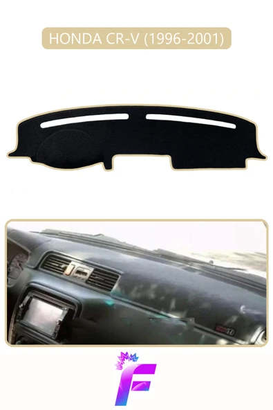 MİRCEM HONDA CR-V (1996-2001) Araca Özel Torpido Örtüsü | Kolay Montaj | Güneşten Korur | Tam Uyum | F79 Bej ürün görseli 1