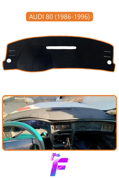 MİRCEM AUDI 80 (1986-1996) Uyumlu Torpido Örtüsü | Araca Özel Üretim | Kolay Montaj | Torpido Kılıf | C76 Kahverengi ürün görseli 1