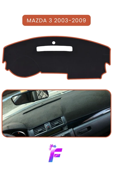 MİRCEM MAZDA 3 (2003-2009) Uyumlu Torpido,Panel Örtüsü | Hızlı ve Kolay Montaj | Kaymaz Tasarım | TD28 Kahverengi ürün görseli 1