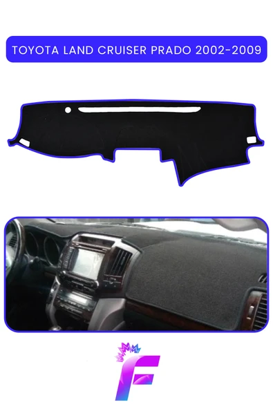 MİRCEM TOYOTA LAND CRUISER PRADO (2002-2009) Torpido Koruyucu | Güneş ve Yansımaya Karşı Kalkan | B53 Mavi ürün görseli 1