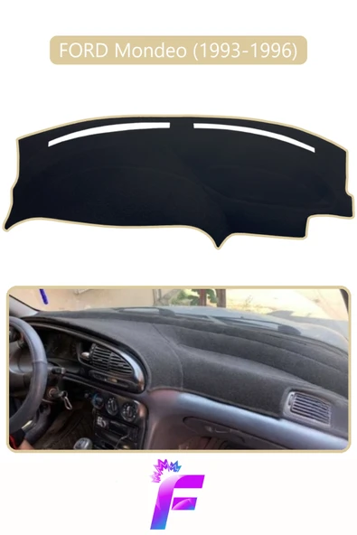 MİRCEM FORD MONDEO (1993-1996) Araca Özel Torpido Örtüsü | Kolay Montaj | Güneşten Korur | Tam Uyum| F19 Bej ürün görseli 1