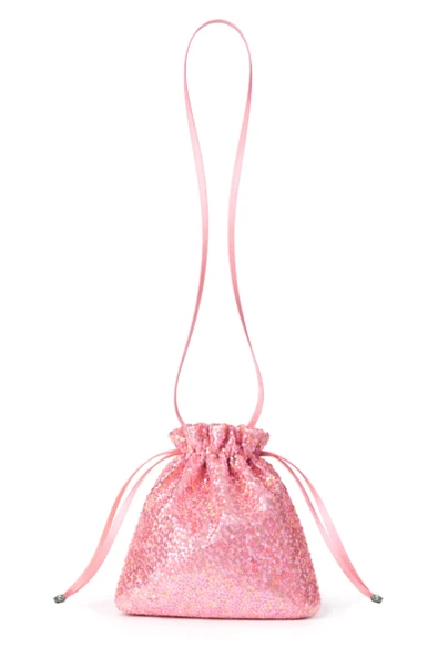 Pembe Işıltılı Payetli Kız Çocuk Mini Çanta ürün görseli 1