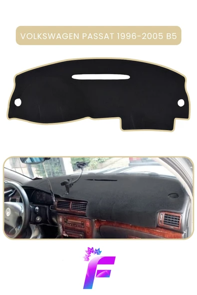 MİRCEM VOLKSWAGEN PASSAT  B5 (1996-2005) Torpido Örtüsü | Güneşten Korur | Kolay Montaj | Tam Uyum | C25 Bej ürün görseli 1