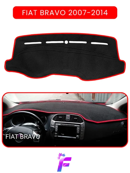 MİRCEM FIAT BRAVO (2007-2014) Uyumlu Ön Göğüs Koruma | Hızlı ve Kolay Montaj | Kaymaz Tasarım | TA87 Kırmızı ürün görseli 1