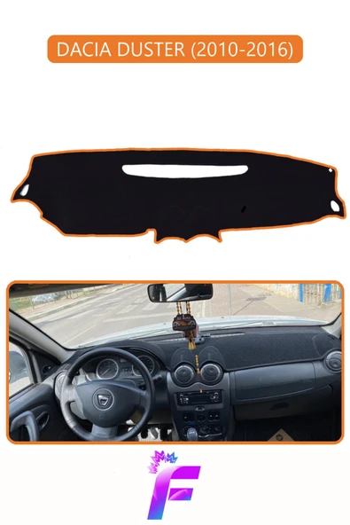 MİRCEM DACIA DUSTER (2010-2016) Torpido Örtüsü | Güneşten Korur | Kolay Montaj | Tam Uyum | Araca Özel |E22 Kahverengi ürün görseli 1