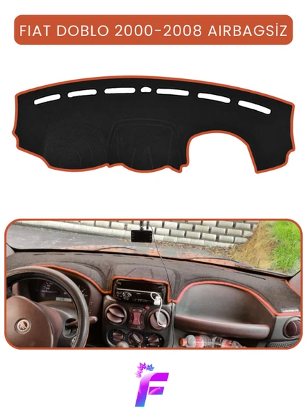 MİRCEM FIAT DOBLO (2000-2008) AIRBAGSIZ | Torpido Örtüsü | Güneşten Korur | Kolay Montaj | Tam Uyum | TB4 Kahverengi ürün görseli 1