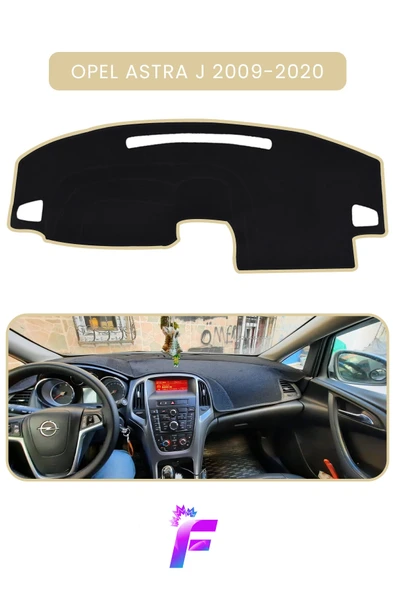 MİRCEM OPEL ASTRA J (2009-2020) Uyumlu Torpido Örtüsü | Araca Özel Üretim | Kolay Montaj | Kaymaz | TE13 Bej ürün görseli 1