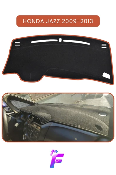 MİRCEM HONDA JAZZ (2009-2013) Torpido Örtüsü | Güneşten Korur | Kolay Montaj | Tam Uyum | TC34 Kahverengi ürün görseli 1