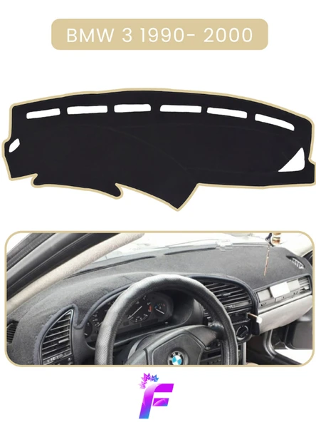 MİRCEM BMW E36 (1990-2000) Uyumlu Ön Göğüs Örtüsü | Yansıma Önleyici | Kolay Montaj | Oto Aksesuar | TA1  Bej ürün görseli 1