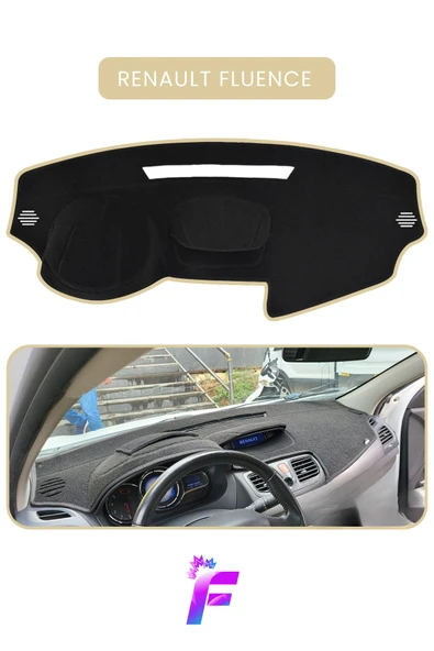 MİRCEM RENAULT FLUENCE Araca Özel Torpido Örtüsü | Ön Göğüs Kılıfı | Tam Koruma | Oto Aksesuar | A31 Bej ürün görseli 1