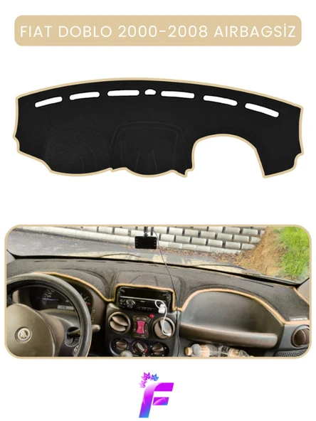 MİRCEM FIAT DOBLO (2000-2008) AIRBAGSIZ | Torpido Örtüsü | Güneşten Korur | Kolay Montaj | Tam Uyum | TB1 Bej ürün görseli 1