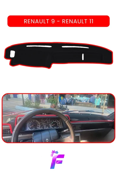 MİRCEM RENAULT 9 Uyumlu Ön Göğüs Koruma | Hızlı ve Kolay Montaj | Kaymaz Tasarım | Oto Aksesuar | A9 Kırmızı ürün görseli 1