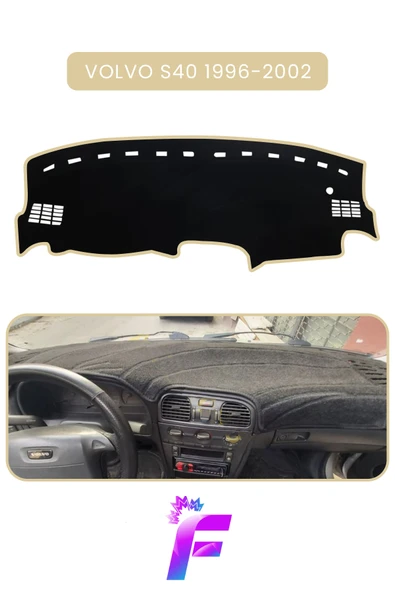 MİRCEM VOLVO S40 (1996-2002) Torpido Örtüsü | Güneşten Korur | Kolay Montaj | Tam Uyum | Tam Koruma | C55 Bej ürün görseli 1