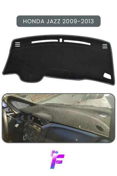 MİRCEM HONDA JAZZ (2009-2013) Torpido Örtüsü | Güneşten Korur | Kolay Montaj | Tam Uyum | TC32 Gri ürün görseli 1
