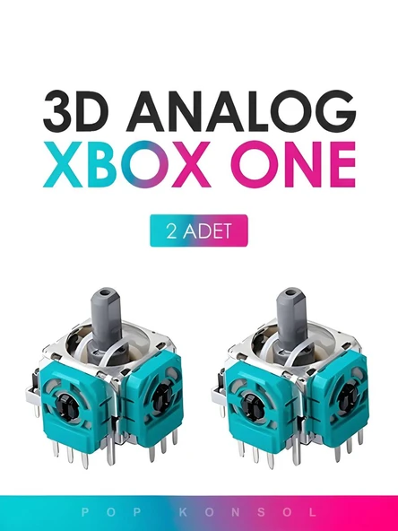 2 Adet Xbox Series S X One 3D Analog Joystick Motor Kol Tamir Yedek Parça ürün görseli 1