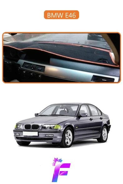 MİRCEM BMW E46 Torpido Örtüsü | Güneşten, Isıdan, Çatlamadan Korur | Oto Aksesuar | Oto Aksesuar | D10 Kahverengi ürün görseli 1