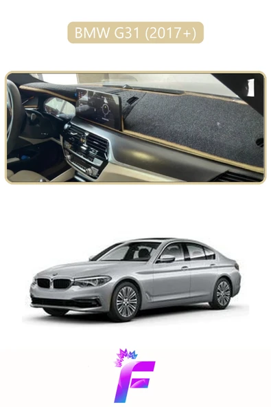 MİRCEM BMW G31  Torpido Örtüsü | Güneşten, Isıdan, Çatlamadan Korur | Oto Aksesuar | Oto Aksesuar | D19 Bej ürün görseli 1