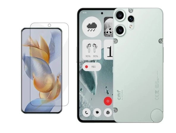 CMF Phone 2 Pro ile Uyumlu HD Şeffaf 9H Nano Ekran Koruyucu ürün görseli 1
