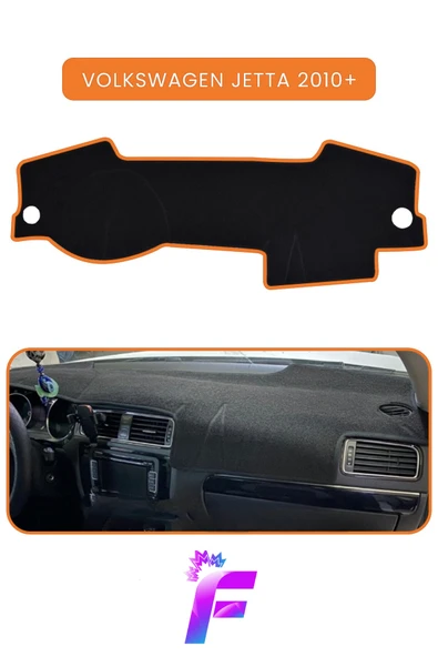 MİRCEM VOLKSWAGEN JETTA (2010-2020) Torpido Örtüsü | Güneşten, Isıdan, Çatlamadan Korur | Tam Uyum | C22 Kahverengi ürün görseli 1