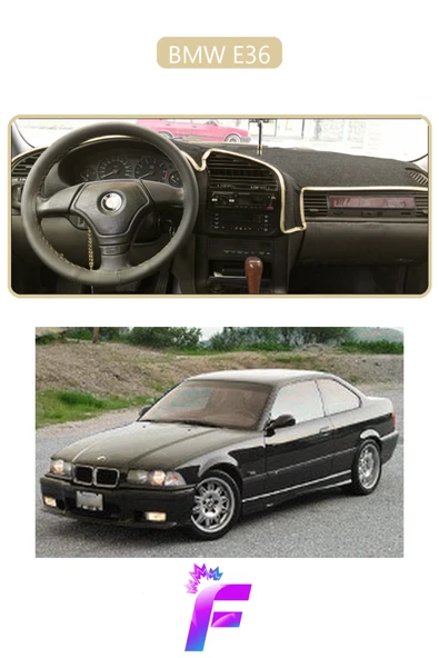 MİRCEM BMW E36 AİRBAGSİZ (1990-1998) Torpido Örtüsü | Güneşten Korur | Kolay Montaj | Tam Uyum | D1 Bej ürün görseli 1