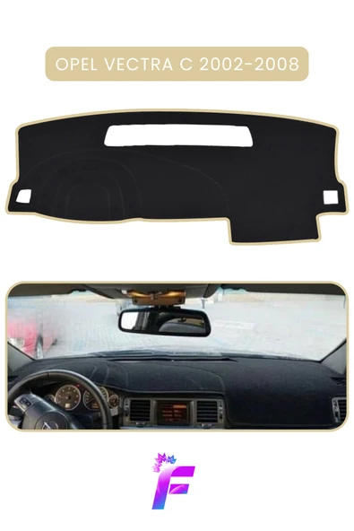 MİRCEM OPEL VECTRA C (2002-2008) Uyumlu Torpido Örtüsü | Araca Özel Üretim | Kolay Montaj | Koruma | T61 Bej ürün görseli 1