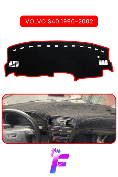 MİRCEM VOLVO S40 (1996-2002) Torpido Örtüsü | Güneşten Korur | Kolay Montaj | Tam Uyum | Tam Koruma | C57 Kırmızı ürün görseli 1