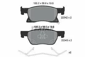 Opel / Astra K Fren Balatası  (276 mm) Ön ürün görseli 1