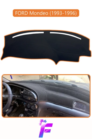 MİRCEM FORD MONDEO (1993-1996) Araca Özel Torpido Örtüsü | Kolay Montaj | Güneşten Korur | Tam Uyum| F22 Kahverengi ürün görseli 1