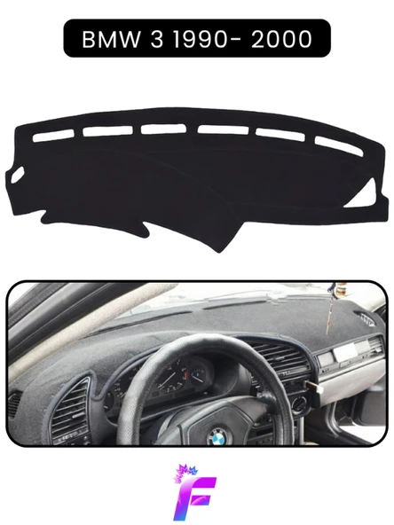 MİRCEM BMW E36 (1990-2000) Uyumlu Ön Göğüs Örtüsü | Yansıma Önleyici | Kolay Montaj | Oto Aksesuar | TA6 Siyah ürün görseli 1