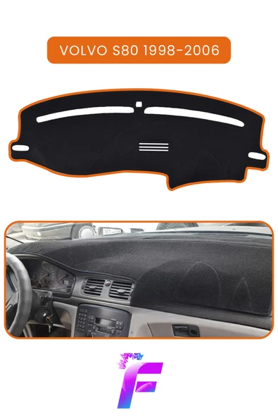 MİRCEM VOLVO S80 (1998-2006) Torpido Örtüsü | Güneşten Korur | Kolay Montaj | Tam Uyum | Tam Koruma | C70 Kahverengi ürün görseli 1