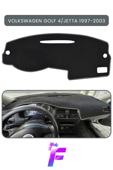 MİRCEM VOLKSWAGEN JETTA (1997-2003) Torpido Örtüsü | Araca Özel Üretim | Kolay Montaj | Tam Uyum| B92 Gri ürün görseli 1