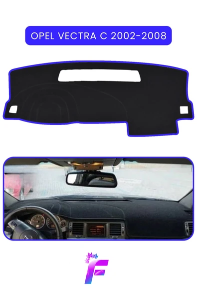 MİRCEM OPEL VECTRA C (2002-2008) Uyumlu Torpido Örtüsü | Araca Özel Üretim | Kolay Montaj | Koruma | T65 Mavi ürün görseli 1