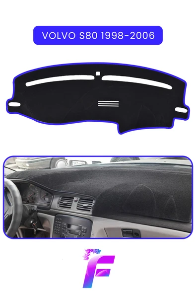 MİRCEM VOLVO S80 (1998-2006) Torpido Örtüsü | Güneşten Korur | Kolay Montaj | Tam Uyum | Tam Koruma | C71 Mavi ürün görseli 1