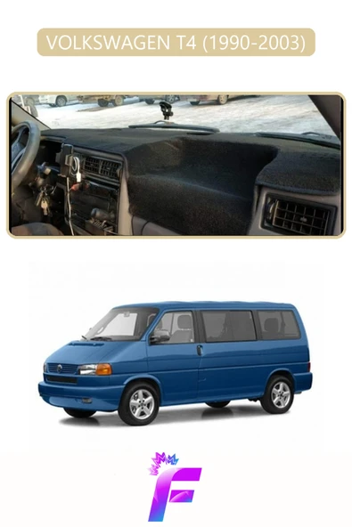 MİRCEM VOLKSWAGEN T4 (1990-2003) Uyumlu Torpido Örtüsü | Yansıma Önleyici | Hızlı ve Kolay Montaj | L1 Bej ürün görseli 1