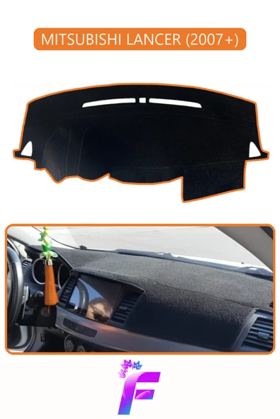 MİRCEM MITSUBISHI LANCER (2007+) Araca Özel Torpido Örtüsü | Kolay Montaj | Güneşten Korur | Koruma | H52 Kahverengi ürün görseli 1
