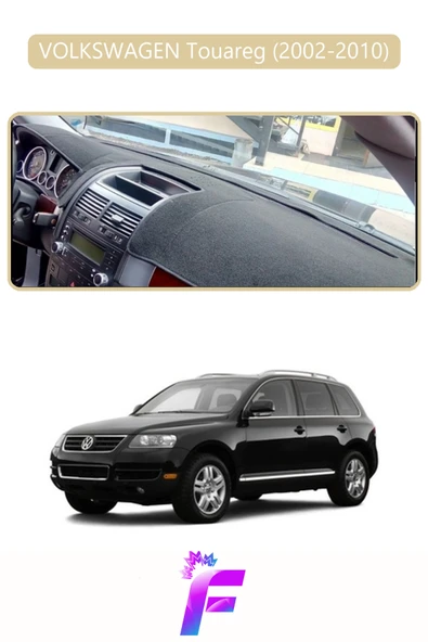 MİRCEM VOLKSWAGEN TOUAREG (2002-2010) Uyumlu Torpido Örtüsü | Yansıma Önleyici | Hızlı ve Kolay Montaj | L13 Bej ürün görseli 1