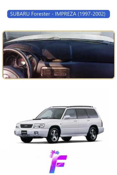 MİRCEM SUBARU FORESTER / IMPREZA (1997-2002) Uyumlu Torpido Örtüsü | Yansıma Önleyici | Tam Koruma | K41 Mavi ürün görseli 1