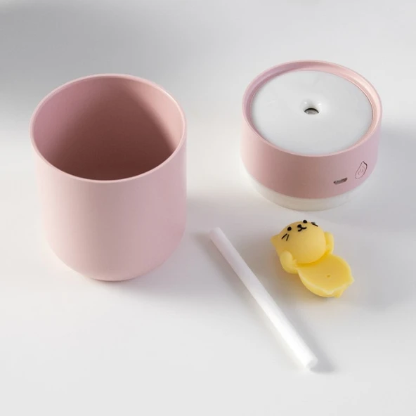 Isınan Kedi Mini USB Sessiz Hava Nemlendiricisi ürün görseli 1