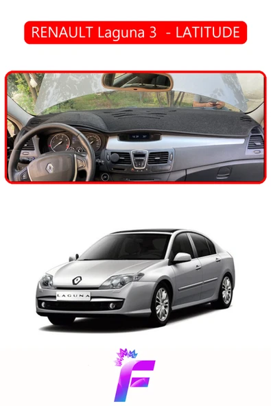 MİRCEM RENAULT LATITUDE Uyumlu Torpido Örtüsü | Yansıma Önleyici | Tam Koruma | Hızlı ve Kolay Montaj | J93 Kırmızı ürün görseli 1