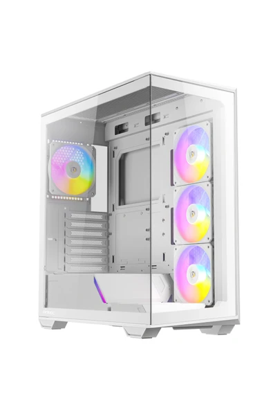 Antec C3 ARGB 4x PWM Fanlı Temperli Cam ATX Oyuncu Kasası 360mm Destek Beyaz ürün görseli 1