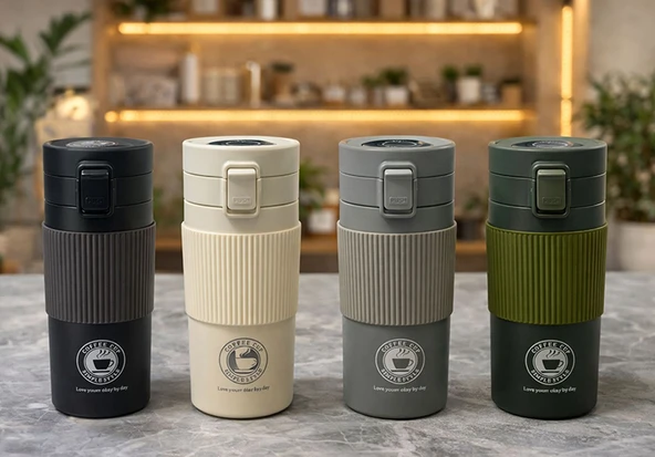 500 ml Paslanmaz Çelik Dereceli Termos Mug Bardak ürün görseli 1