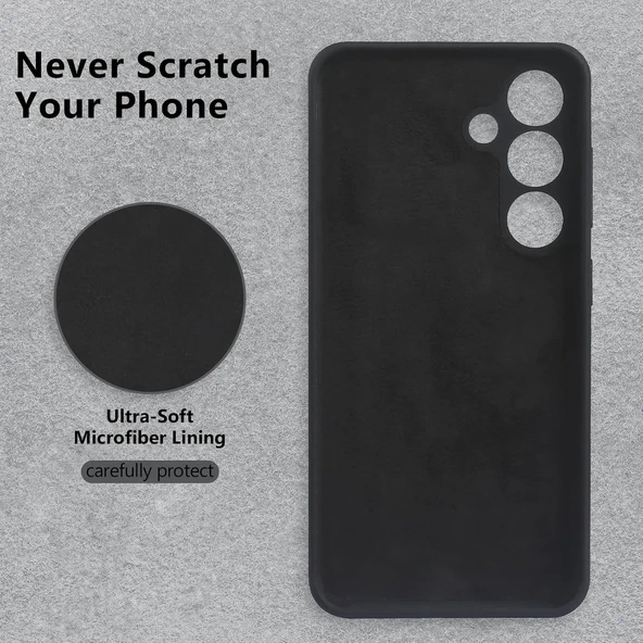 Abatech Samsung S25 Fe Siyah Lansman Kılıf - Resim 4